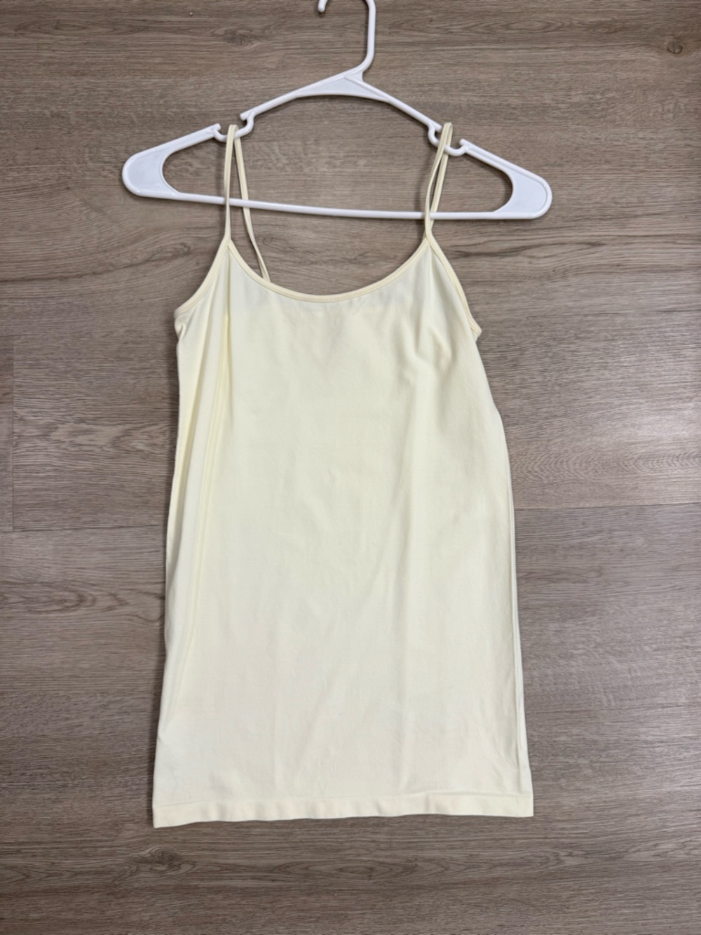 Cream cami under shirt